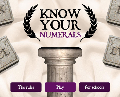 Play Roman Numeral Bingo